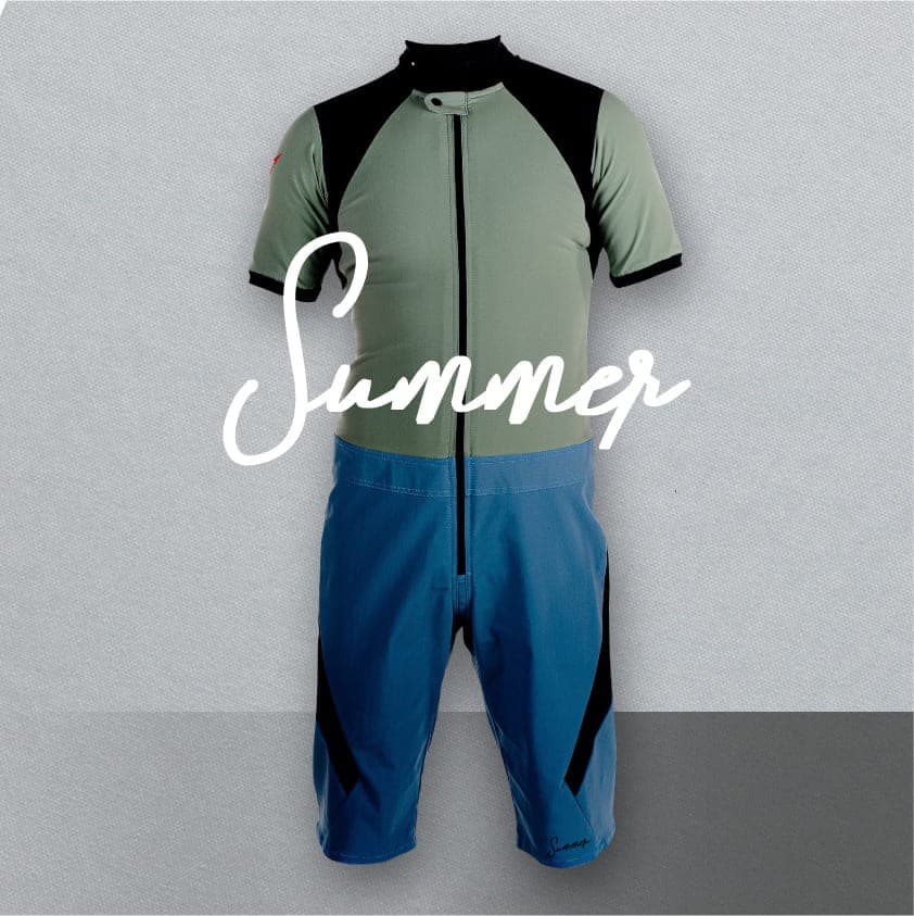 Tonfly Freefly Suit - Summer - shorty - Sky